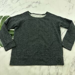 Pact Mens Pullover Sweatshirt Size XL Heather Gray Crewneck Organic